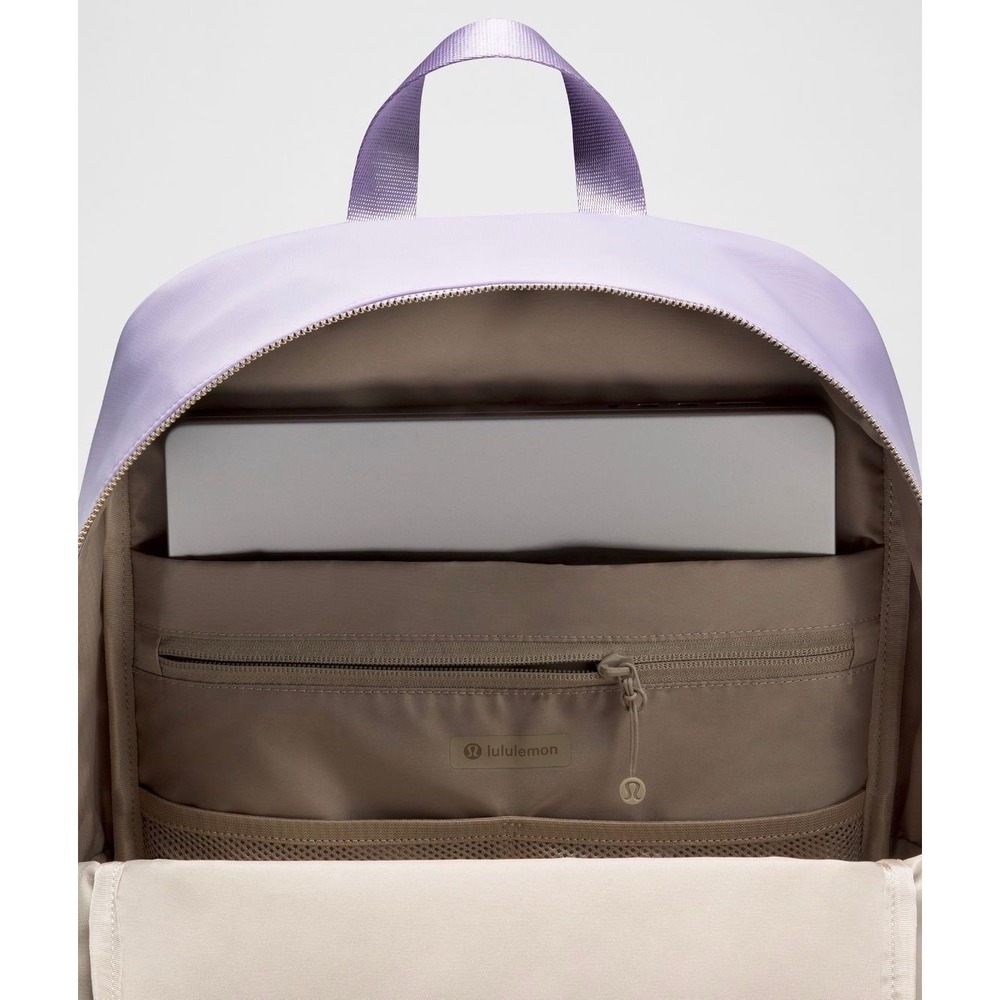 Lululemon-Everywhere Backpack 22L Metal Hardware-Lavender Frost/Gold - Picture 5 of 6